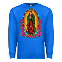 True Royal our lady of guadalupe Premium Sweatshirt - JahusDesignShop