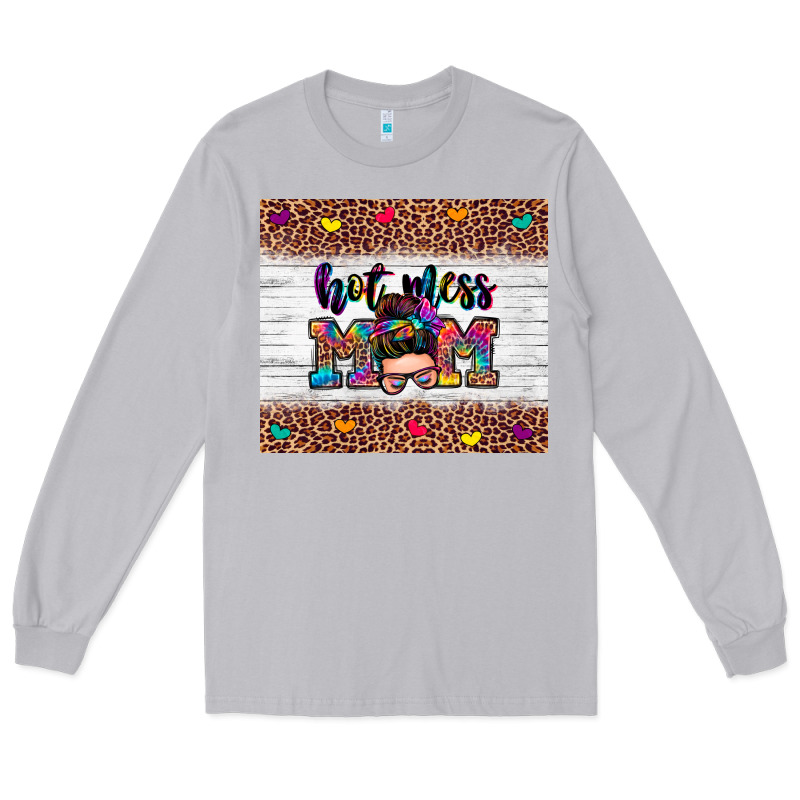 Hot Mess Mom Long Sleeve Tee by Zillion Design Studio | Teevron