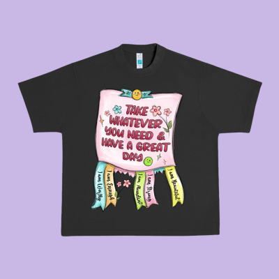 Urban Heavy Tee take whatever you need  have a great day