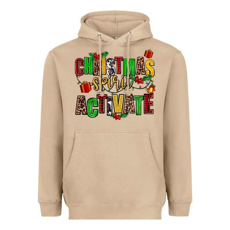 Christmas Spirit Activate Heavyweight Hoodie by AdoDesignShop | Teevron