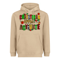 Mushroom christmas spirit activate Heavyweight Hoodie - AdoDesignShop