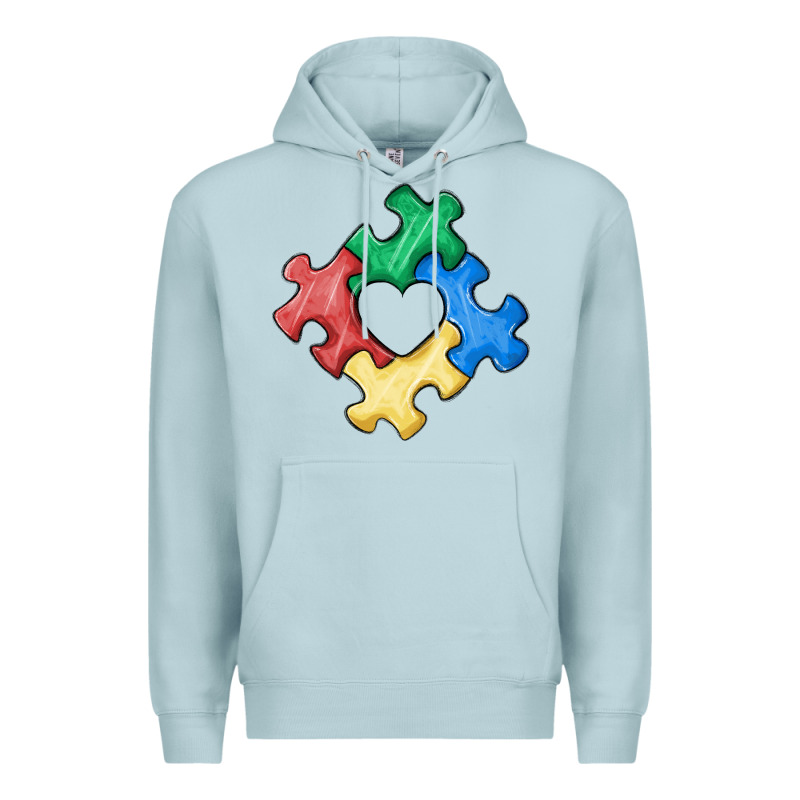 Autism Puzzle Premium Hoodie by MaliasSmallBusiness | Teevron
