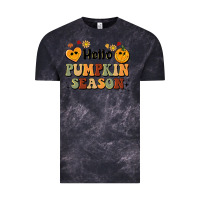 Cloud Black hello pumpkin season Vintage Tee - BarkalooDesign