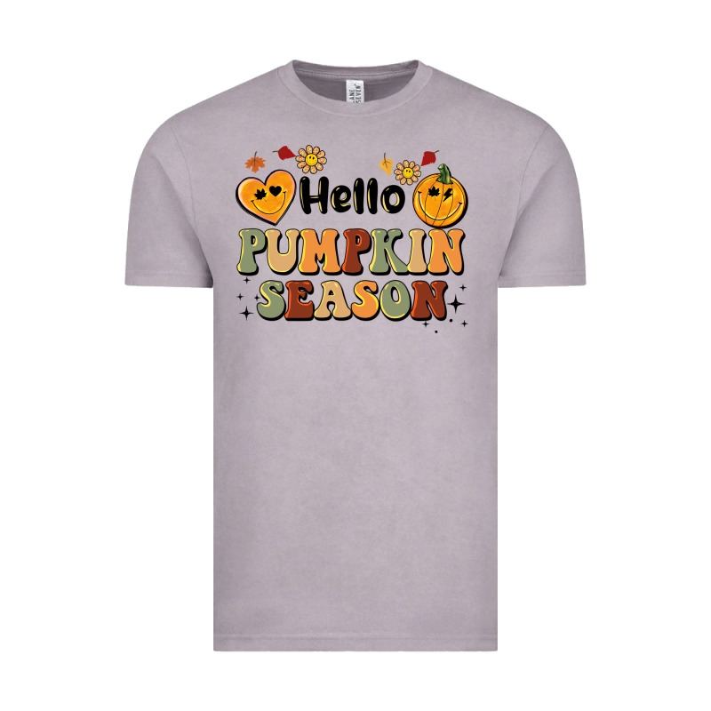 Hello Pumpkin Season Vintage Tee by BarkalooDesign | Teevron