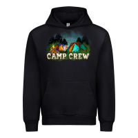 Black camp crew Urban Hoodie - NancyCooperArtShop