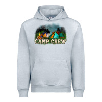 Heather Grey camp crew Urban Hoodie - NancyCooperArtShop