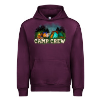 Mauve Wine camp crew Urban Hoodie - NancyCooperArtShop