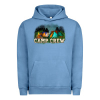 Pigment Pebble Blue camp crew Urban Hoodie - NancyCooperArtShop