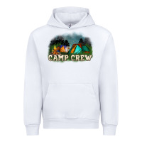 White camp crew Urban Hoodie - NancyCooperArtShop