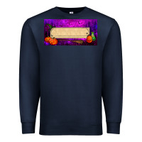 Navy halloween witch custom license plate Premium Sweatshirt - BundleAndBundleShop