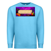 Ocean Blue halloween witch custom license plate Premium Sweatshirt - BundleAndBundleShop