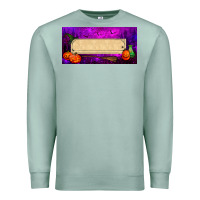 Seafoam halloween witch custom license plate Premium Sweatshirt - BundleAndBundleShop
