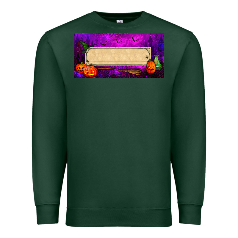 Halloween Witch Custom License Plate Premium Sweatshirt by BundleAndBundleShop | Teevron