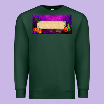 Halloween Witch Custom License Plate Premium Sweatshirt Designed By Bundleandbundleshop
