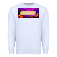 White halloween witch custom license plate Premium Sweatshirt - BundleAndBundleShop