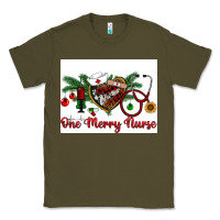Army Green one merry nurse Classic Tee - RanaPortraitStore