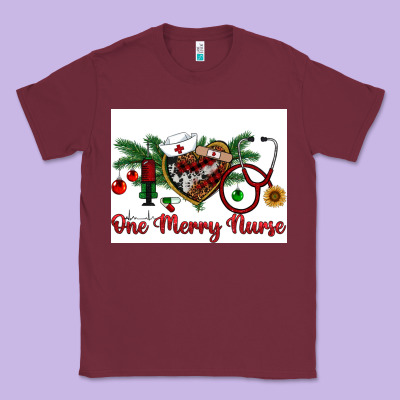 One Merry Nurse Classic Tee Designed By Ranaportraitstore
