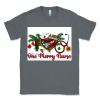 Charcoal Heather one merry nurse Classic Tee - RanaPortraitStore