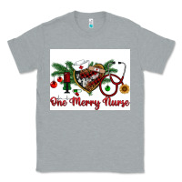 Heather Grey one merry nurse Classic Tee - RanaPortraitStore