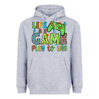 Life Is A Game Play To Win Heavyweight Hoodie | Teevron