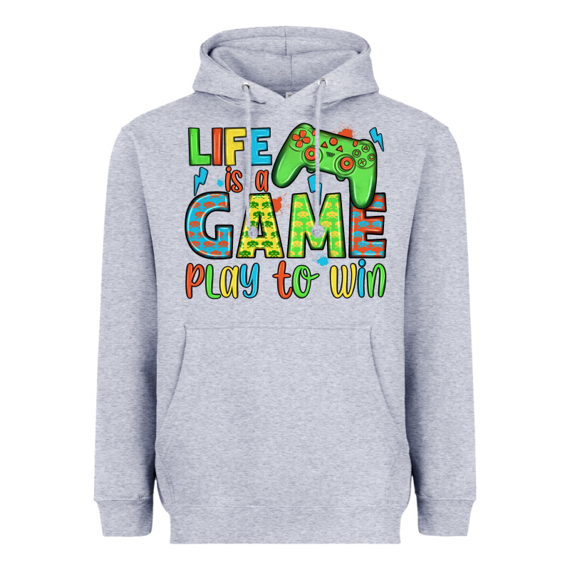 Life Is A Game Play To Win Heavyweight Hoodie by JahusDesignShop | Teevron