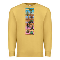 Antique Gold dinosaurs pen wrap Premium Sweatshirt - Artiststas