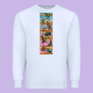 Dinosaurs Pen Wrap Premium Sweatshirt Designed By Artiststas