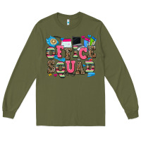 Army Green office squad Long Sleeve Tee - Zillion Design Studio