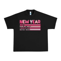 Black 2024 new year Urban Heavy Tee - MaliasSmallBusiness