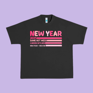 2024 New Year Urban Heavy Tee Designed By Maliassmallbusiness