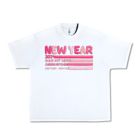 White 2024 new year Urban Heavy Tee - MaliasSmallBusiness