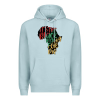 Blue Mist its the black history for me Premium Hoodie - MaliasSmallBusiness