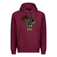 Burgundy its the black history for me Premium Hoodie - MaliasSmallBusiness