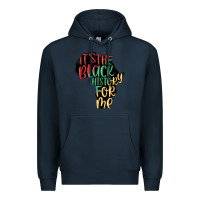Navy its the black history for me Premium Hoodie - MaliasSmallBusiness