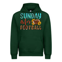Forest Green sunday is for football Urban Hoodie - NancyCooperArtShop