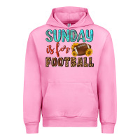 Fuchsia Pink sunday is for football Urban Hoodie - NancyCooperArtShop