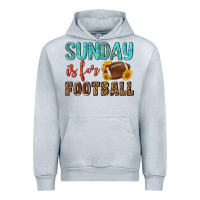 Heather Grey sunday is for football Urban Hoodie - NancyCooperArtShop
