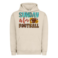 Pigment French Oak sunday is for football Urban Hoodie - NancyCooperArtShop