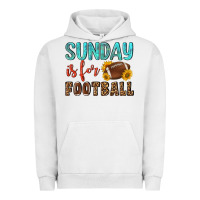 Pigment Lunar Rock sunday is for football Urban Hoodie - NancyCooperArtShop