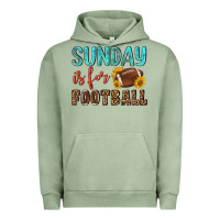 Pigment Oil Green sunday is for football Urban Hoodie - NancyCooperArtShop