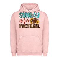 Pigment Salmon sunday is for football Urban Hoodie - NancyCooperArtShop