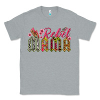 Heather Grey rebel mama Classic Tee - texasbilliewilder
