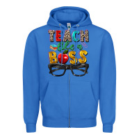 True Royal teach like a boss Zipper Hoodie - Zillion Design Studio