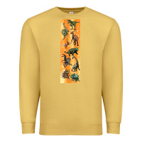 Antique Gold dinosaurs pen wrap Premium Sweatshirt - Artiststas