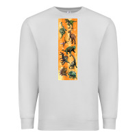 Dove Grey dinosaurs pen wrap Premium Sweatshirt - Artiststas