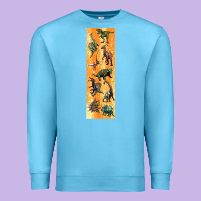 Dinosaurs Pen Wrap Premium Sweatshirt Designed By Artiststas