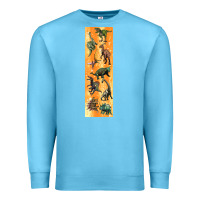 Ocean Blue dinosaurs pen wrap Premium Sweatshirt - Artiststas