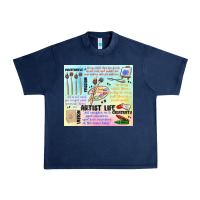 Navy artist life Urban Heavy Tee - MaliasSmallBusiness