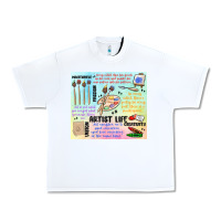 White artist life Urban Heavy Tee - MaliasSmallBusiness