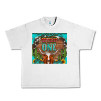 Lunar Rock wild one longhorn gemstones cactus and sunflowers Urban Heavy Tee - Artiststas